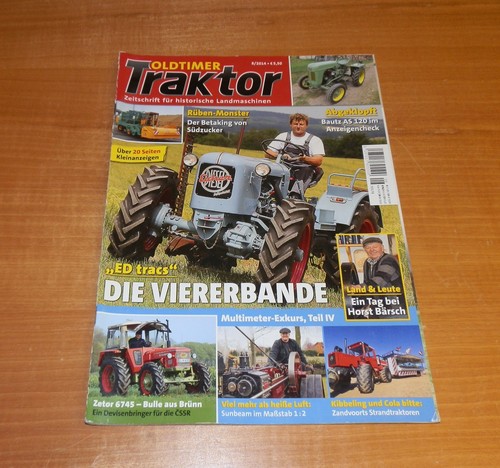 Oldtimer traktor 2014 zetor - oldtimer, 8/2014,