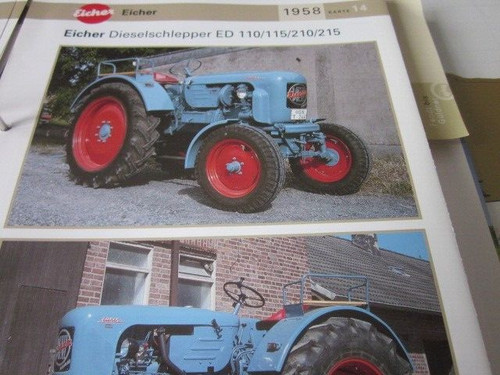 Traktor eicher diesel 110 - traktor,