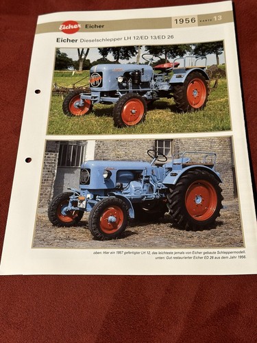 Eicher traktor dieselschlepper - traktor,