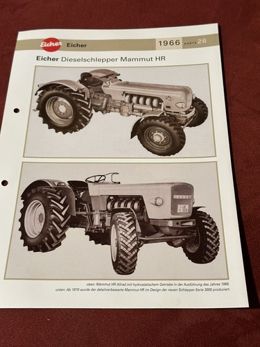 Eicher traktor dieselschlepper - traktor,