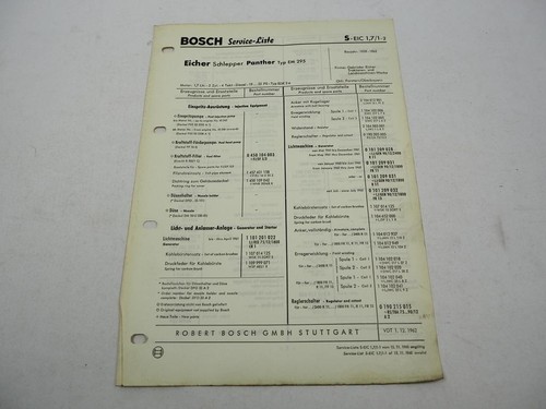 Original bosch service liste - original, service-liste