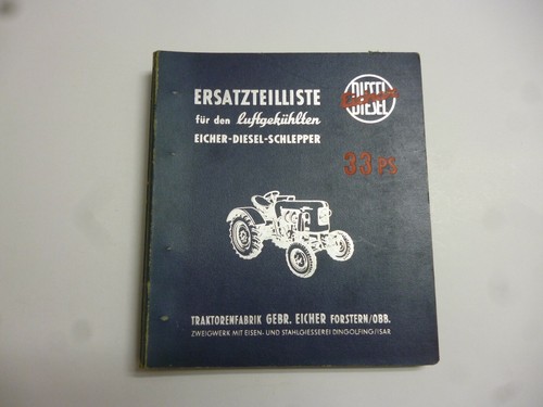 Eicher diesel schlepper 33 - ,