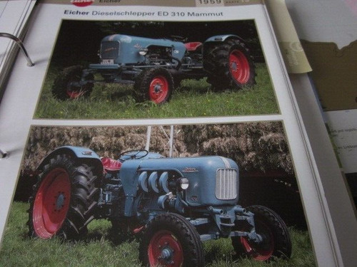 Traktor eicher diesel - traktor,