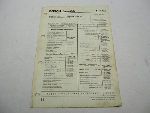 Original bosch service liste - original,