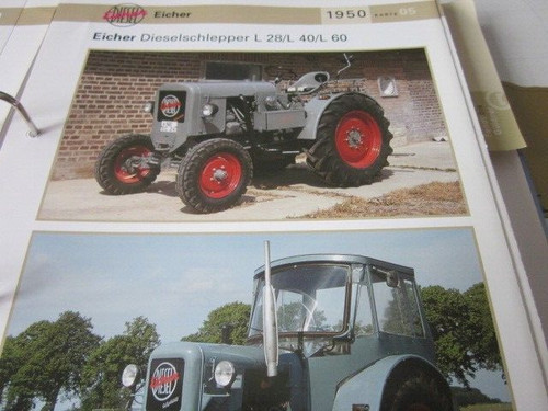 Traktor eicher diesel l - traktor,