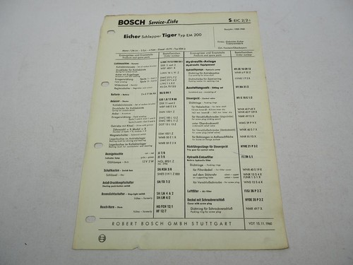 Original bosch service liste - original, service-liste