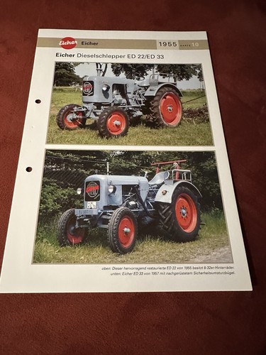 Eicher traktor dieselschlepper - traktor,
