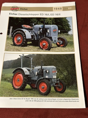 Eicher traktor dieselschlepper - traktor,